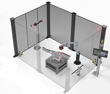 Роботизированная ячейка для 3D сканирования